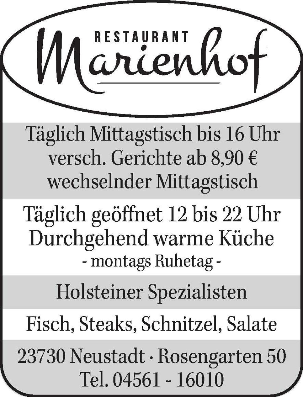 Imageanzeige/Öffnungszeiten