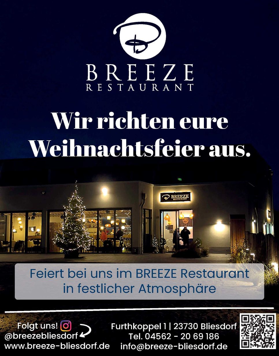 Weihnachts-Feier-Anzeige 2026