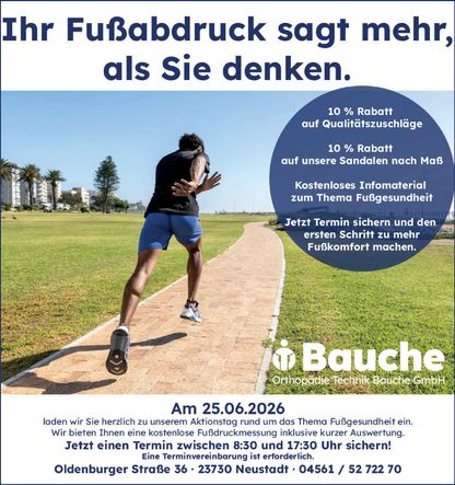 Aktionstag Fußdruckmessung 
