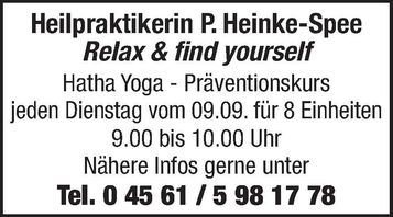 Hatha-Yoga Präventionskurs