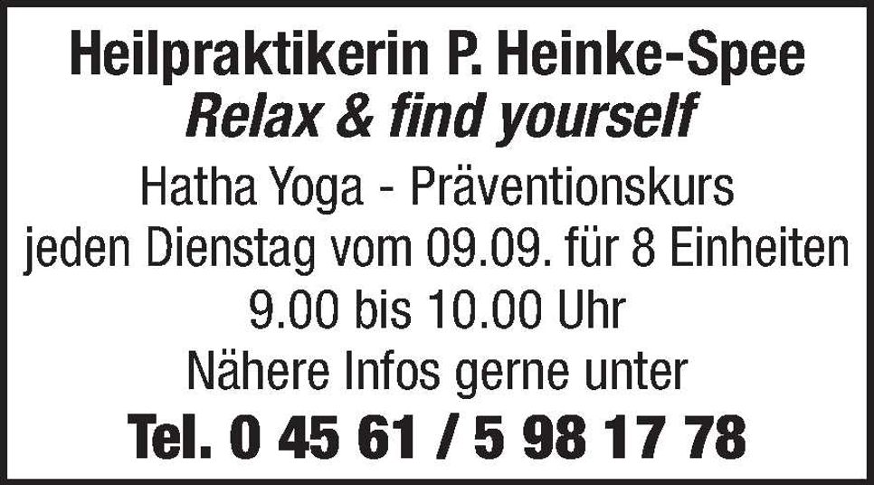 Hatha-Yoga Präventionskurs