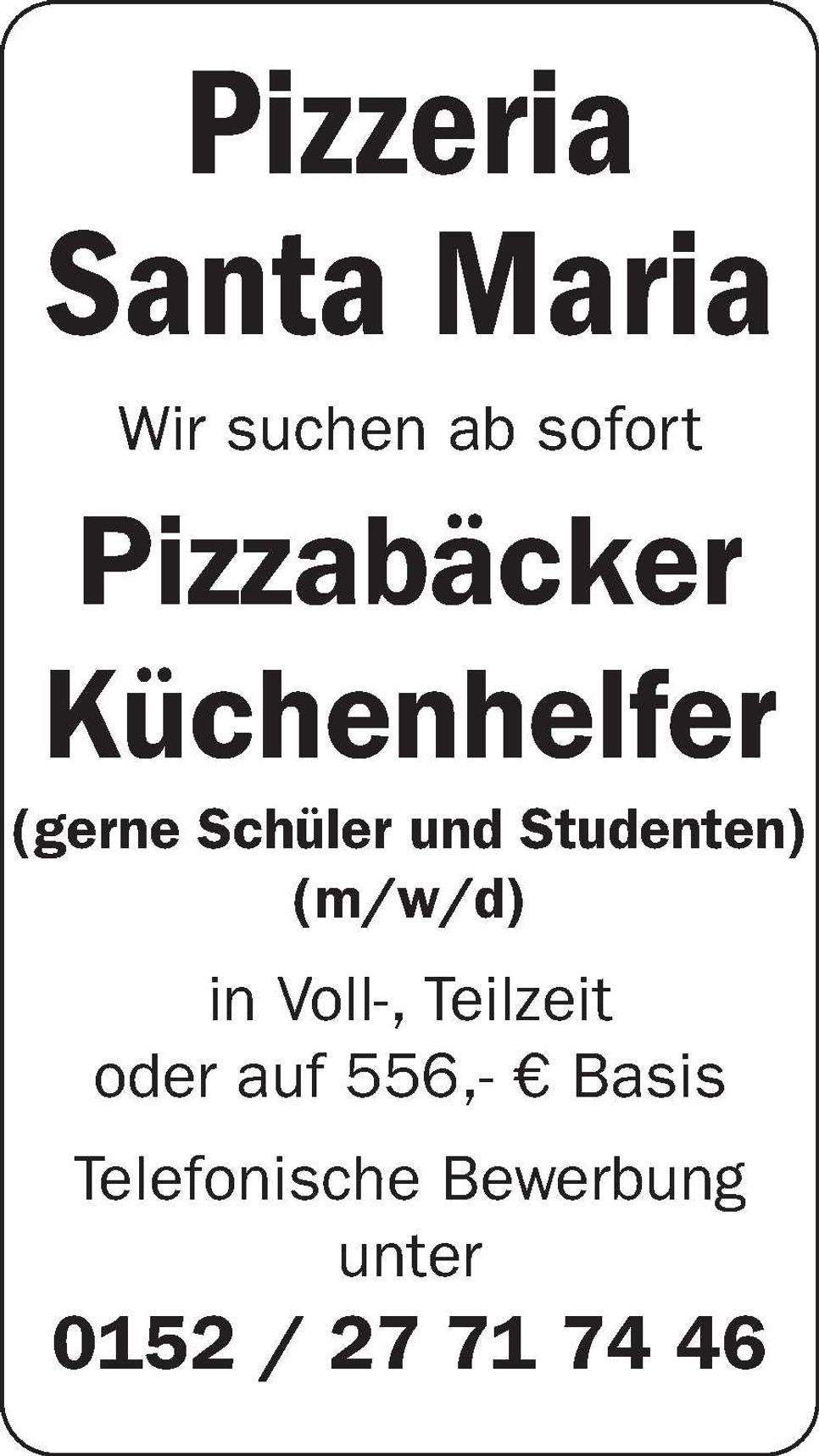 Stellenanzeige