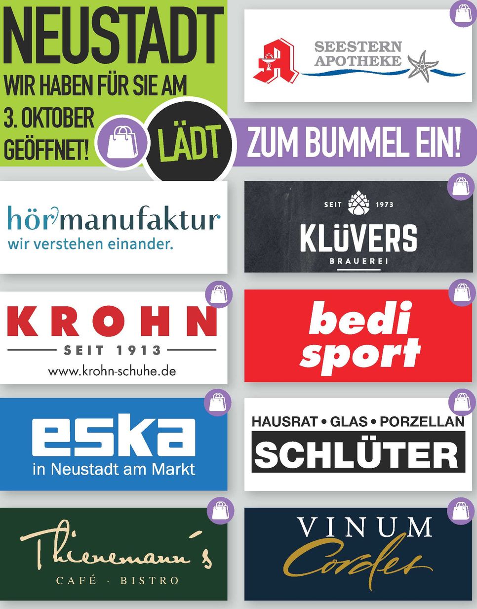  Gemeinschaft - Verkaufsoffener Feiertag