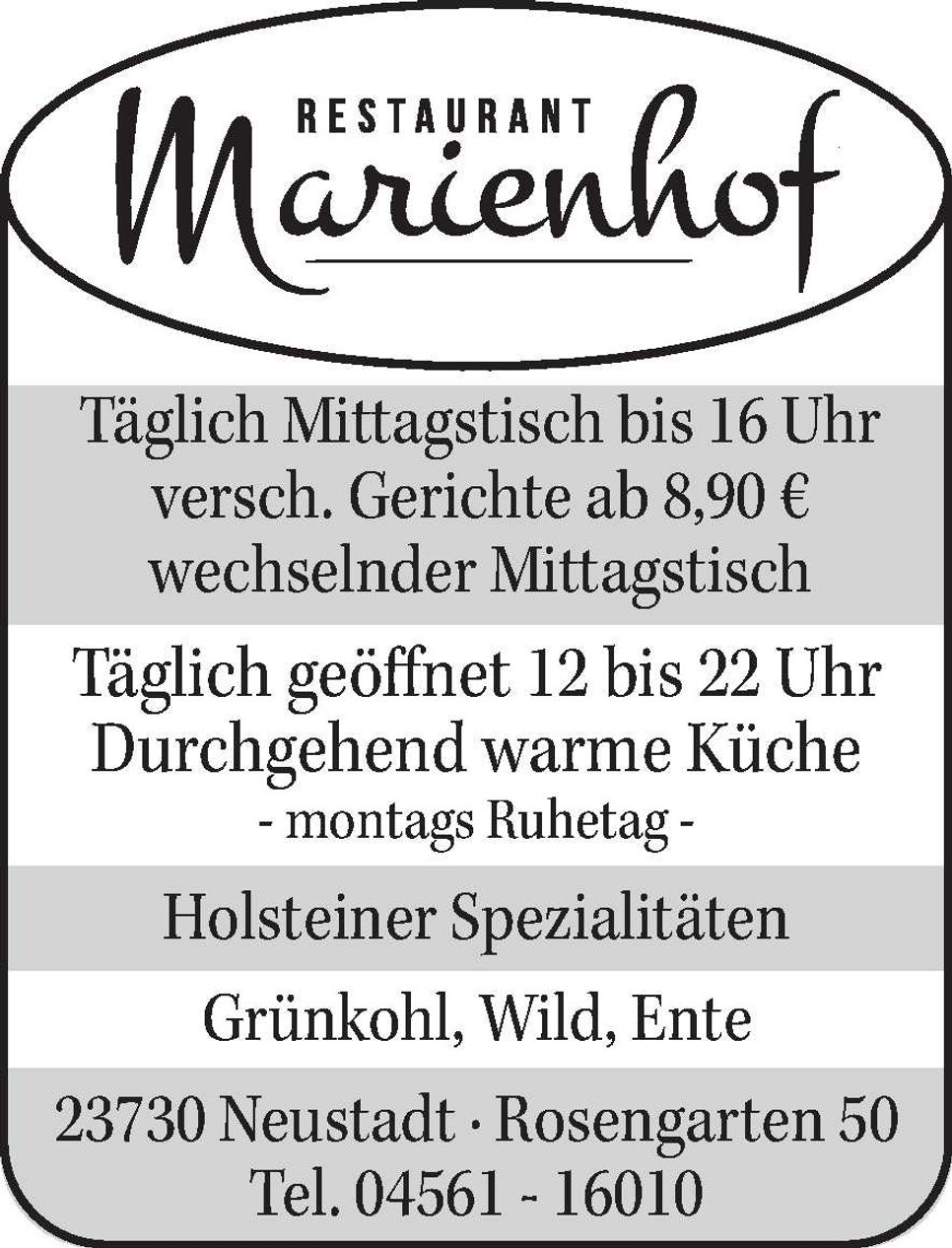 Imageanzeige/Öffnungszeiten