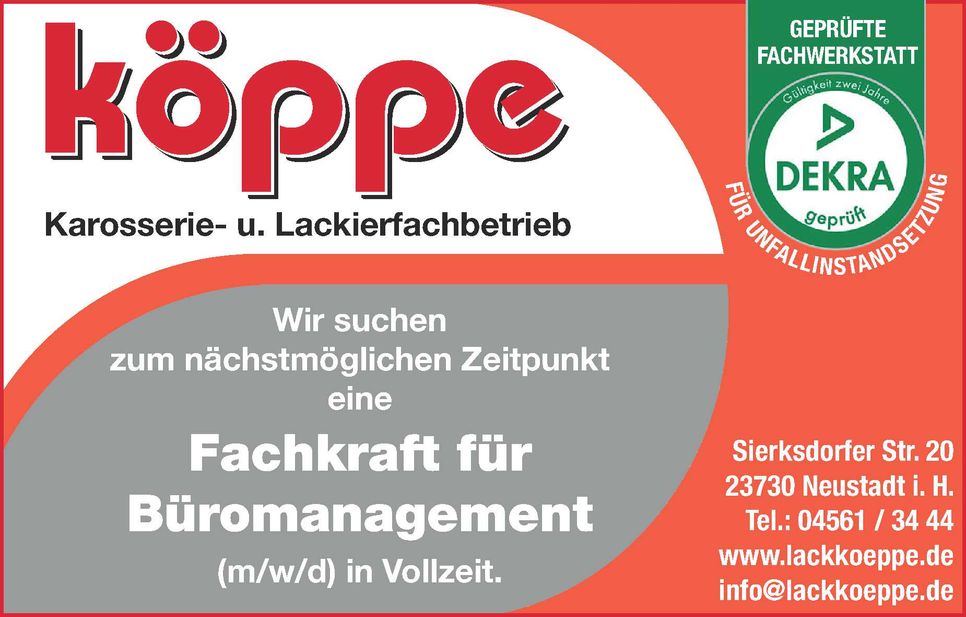 Kaufmann Büromanagement