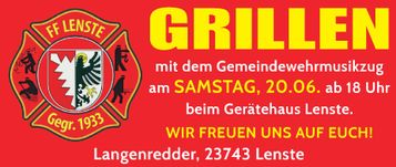 Grillen Feuerwehr Lenste