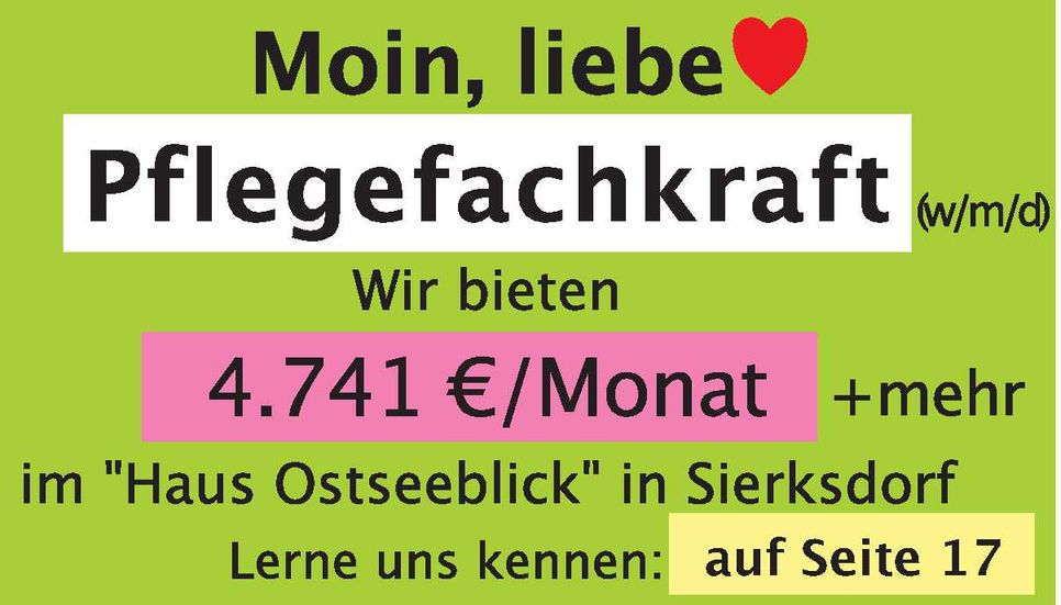 Titelkopf Stellenanzeige