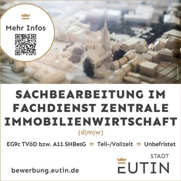 Stellenanzeige Sachbearbeiter Immo unbef