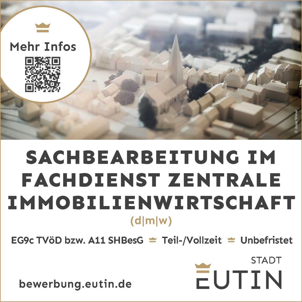 Stellenanzeige Sachbearbeiter Immo unbef