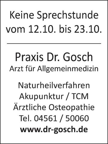Keine Sprechstunde