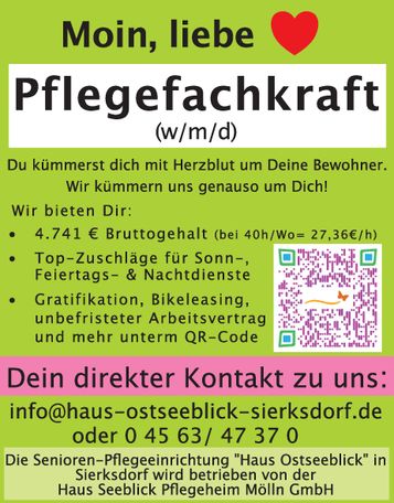 Stellenanzeige Innenteil