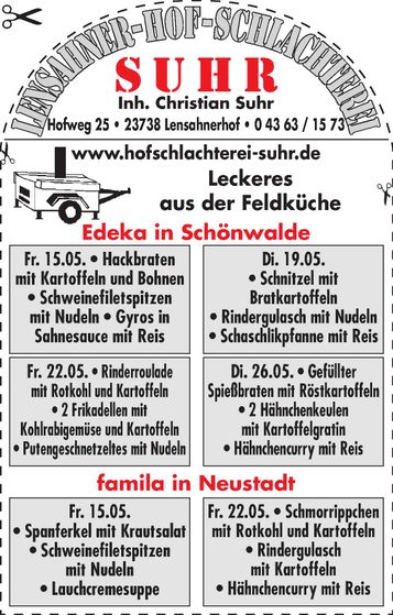 Feldküche - Neustadt / Schönwalde