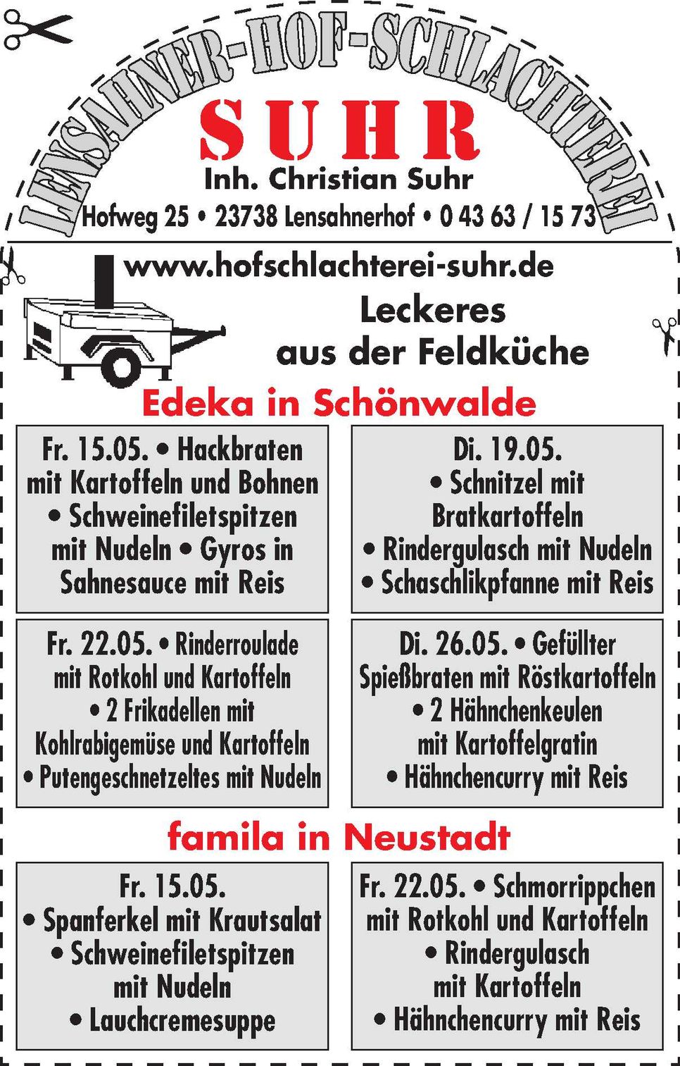 Feldküche - Neustadt / Schönwalde