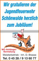 60 Jahre Jugendfeuerwehr Schönwalde
