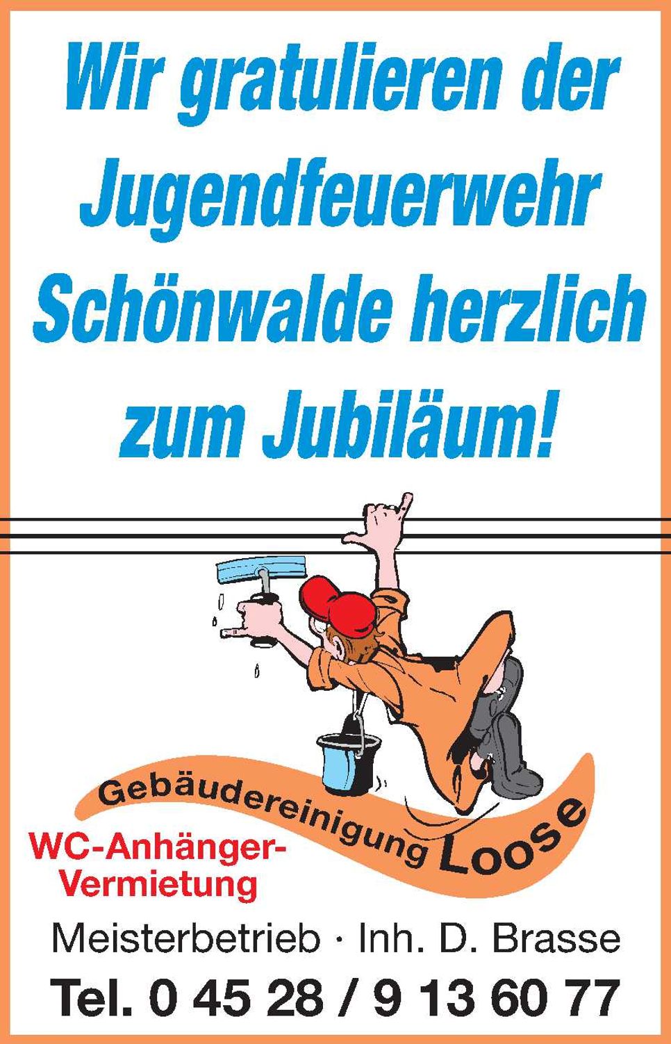 60 Jahre Jugendfeuerwehr Schönwalde