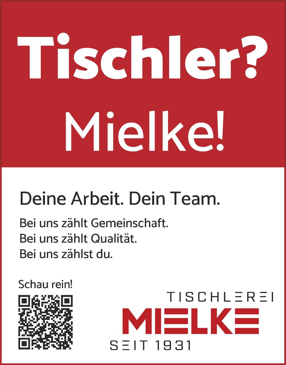 Stellenanzeige