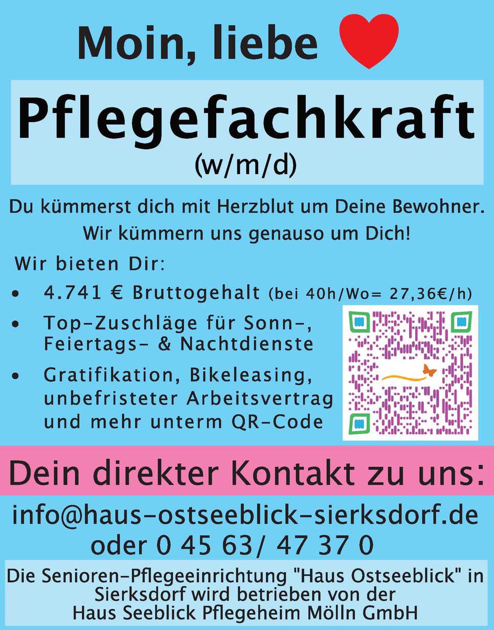 Stellenanzeige Innenteil