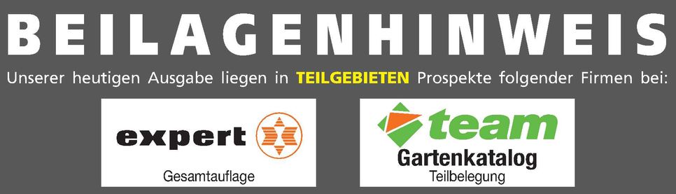Beilagenhinweis