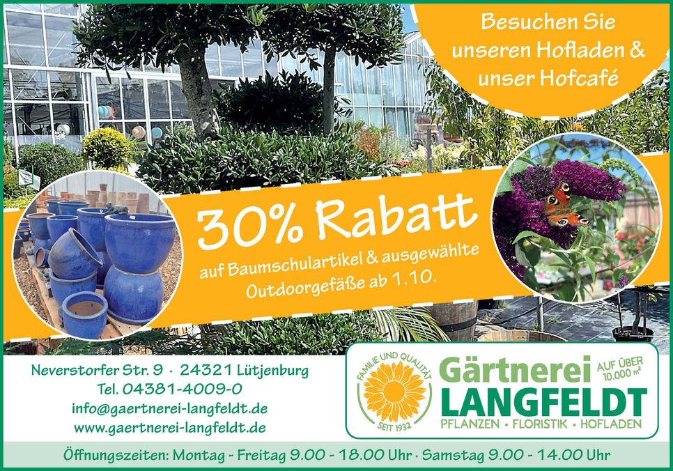 Garten im Herbst