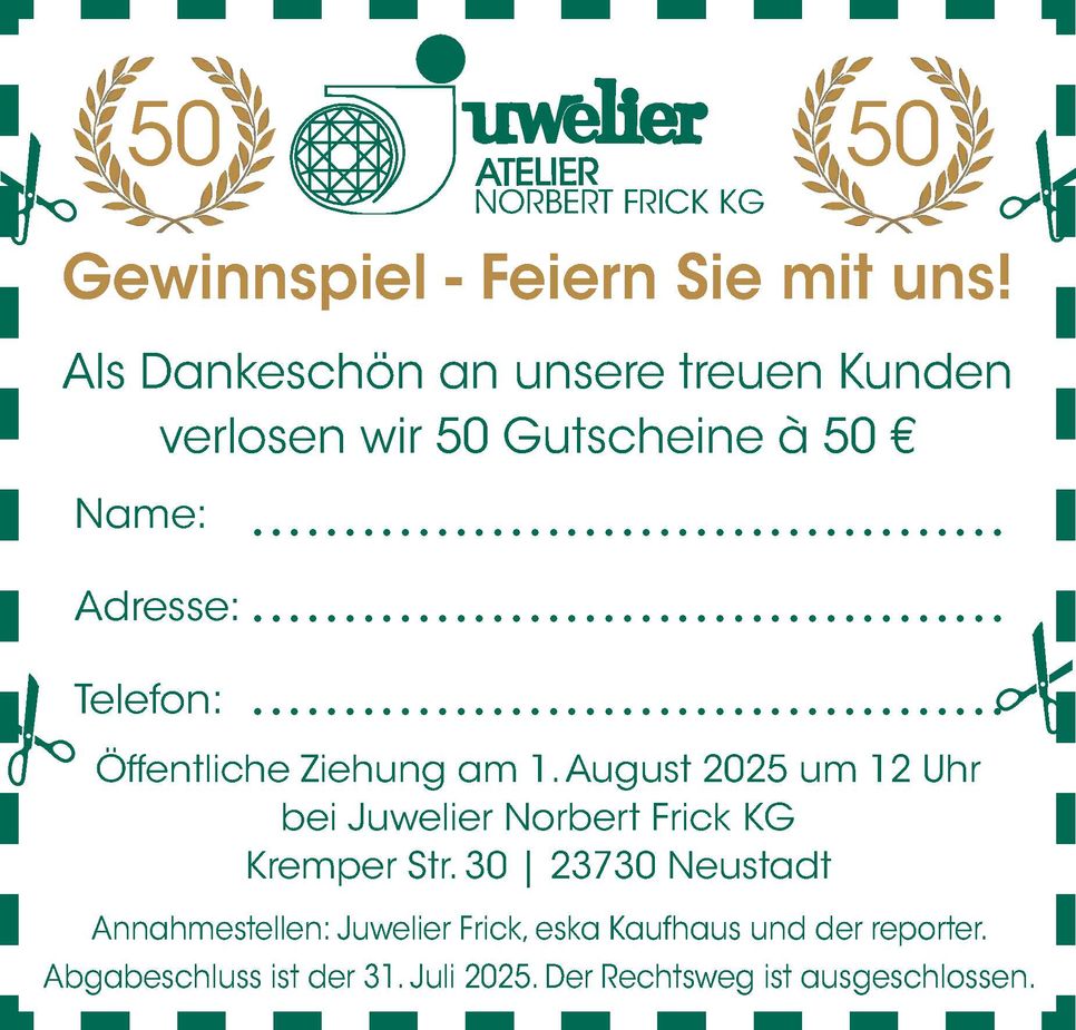 2.) 50 Jahre/Teilnehmerkarten
