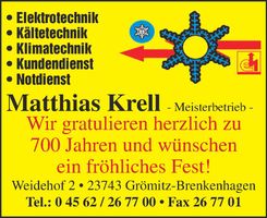700 Jahre Brenkenhagen