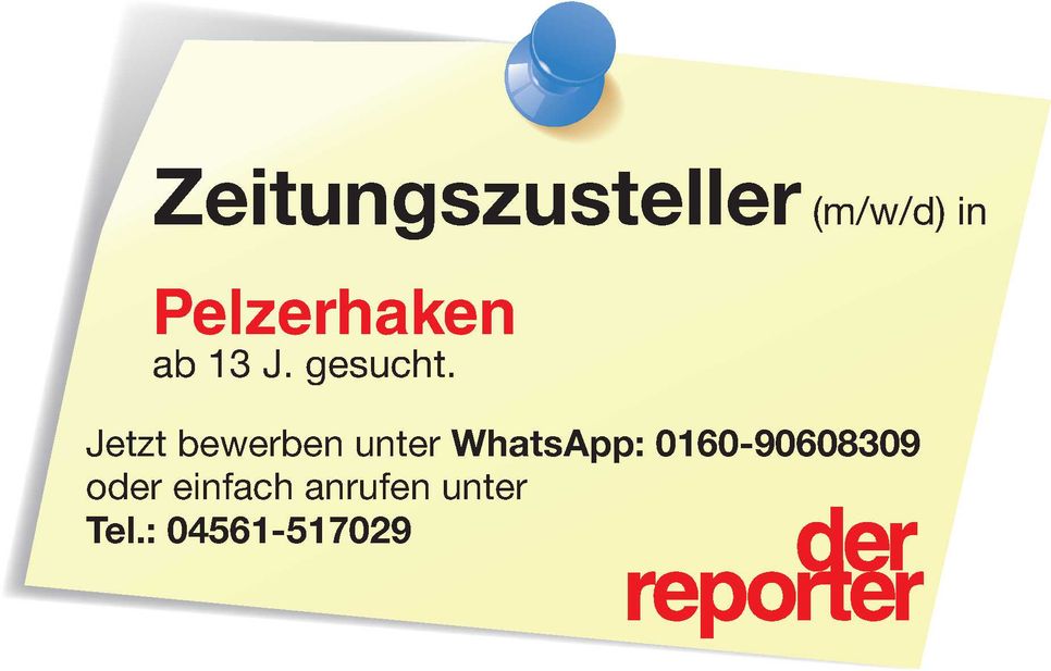 Zustellersuche Notizzettel mit Ort