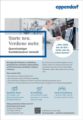 Quereinsteiger - Konfektionierer