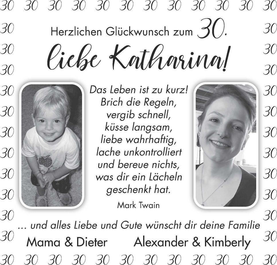 30 Jahre Katharina Pätau