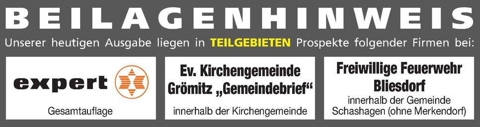 Beilagenhinweis
