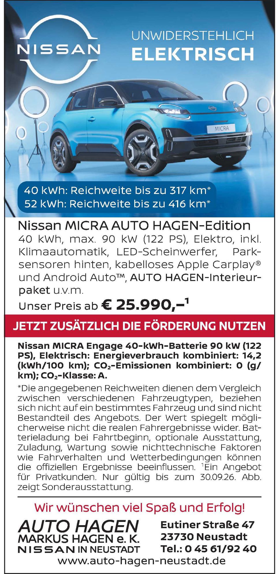 Micra Elektromobilität