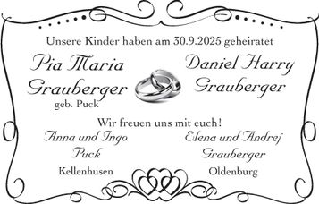 Grauberger & Grauberger, Hochzeit