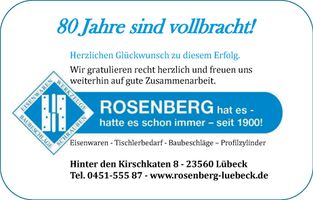 Jubiläum Tischlerei Wulf GmbH