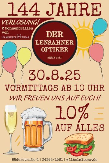 144 Jahre Lensahner Optiker