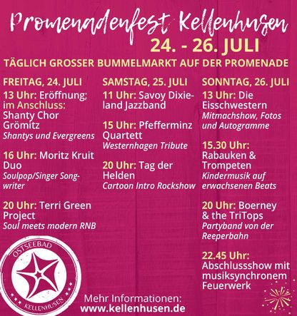 Promenadenfest 24. - 26. Juli 2026