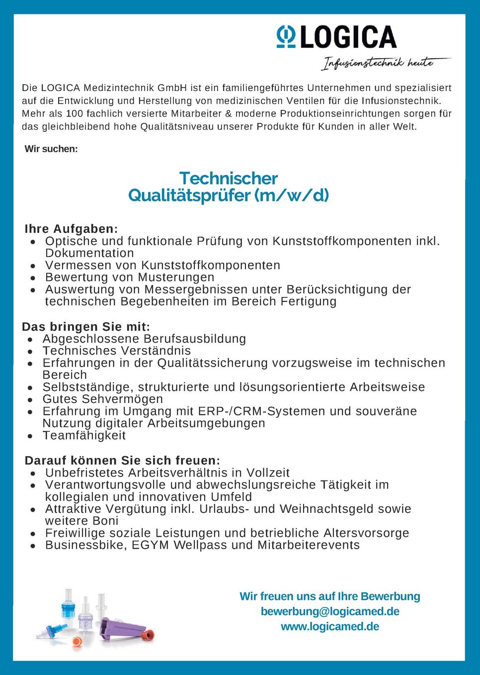 Technischer Qualitätsprüfer (m/w/d)