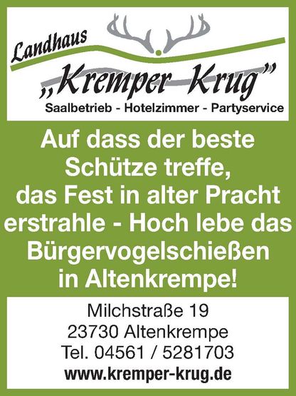Bürgervogelschießen Altenkrempe