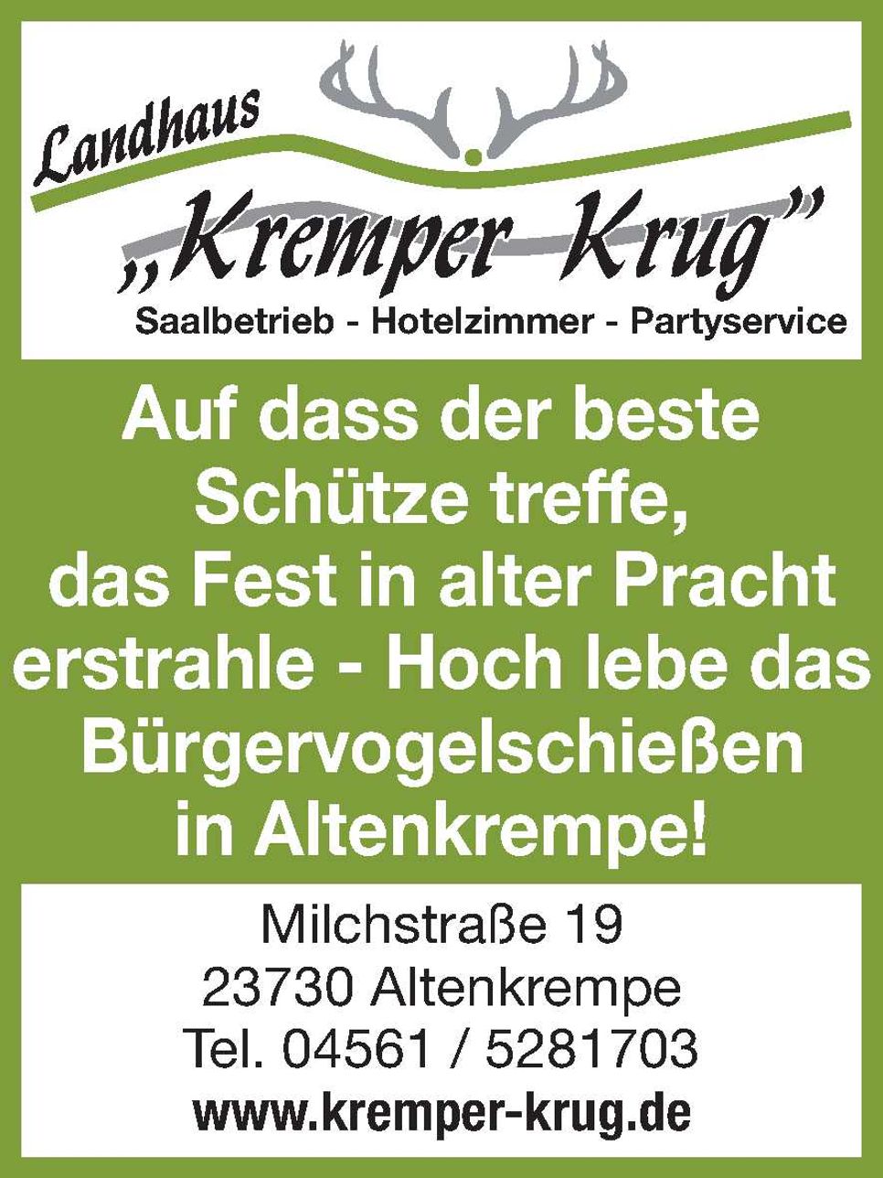 Bürgervogelschießen Altenkrempe