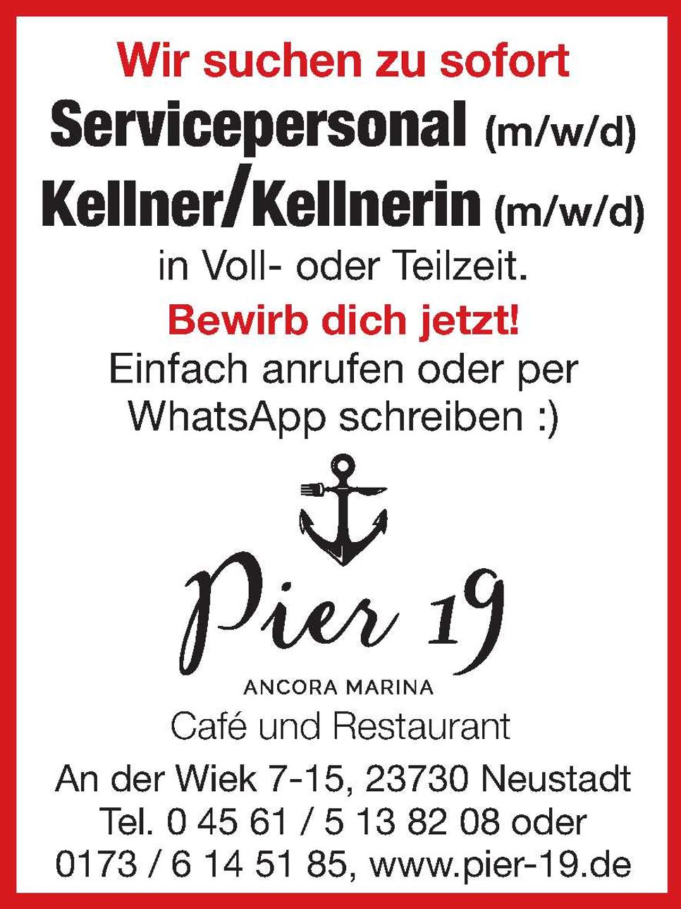 Stellenanzeige Servicepersonal
