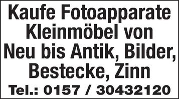 Kaufe Fotoapparate