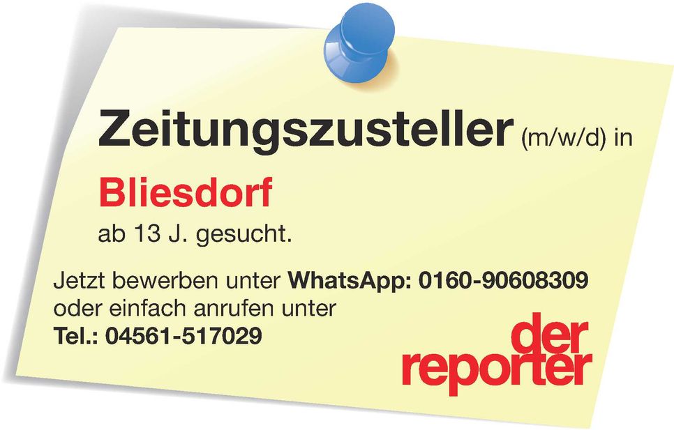 Zustellersuche Notizzettel mit Ort