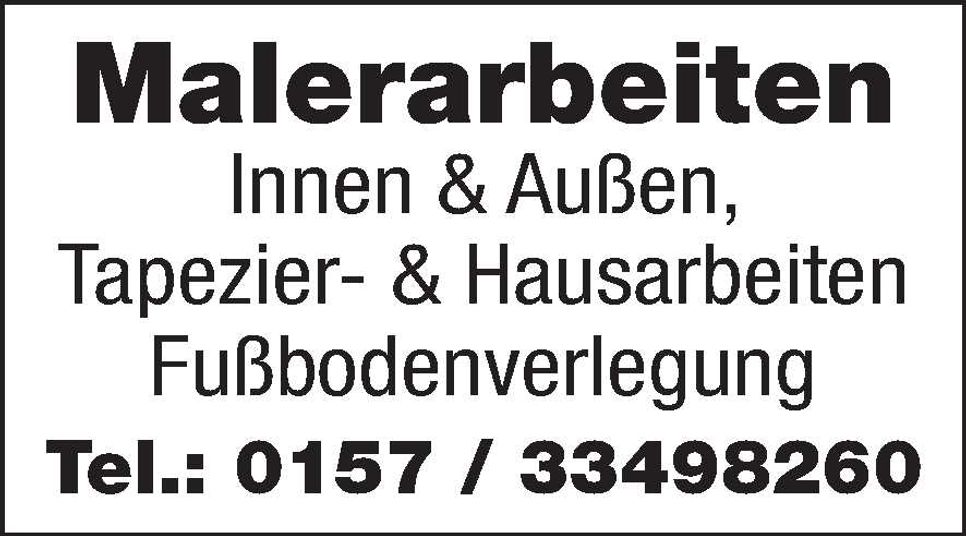 Maler hat noch Termine frei