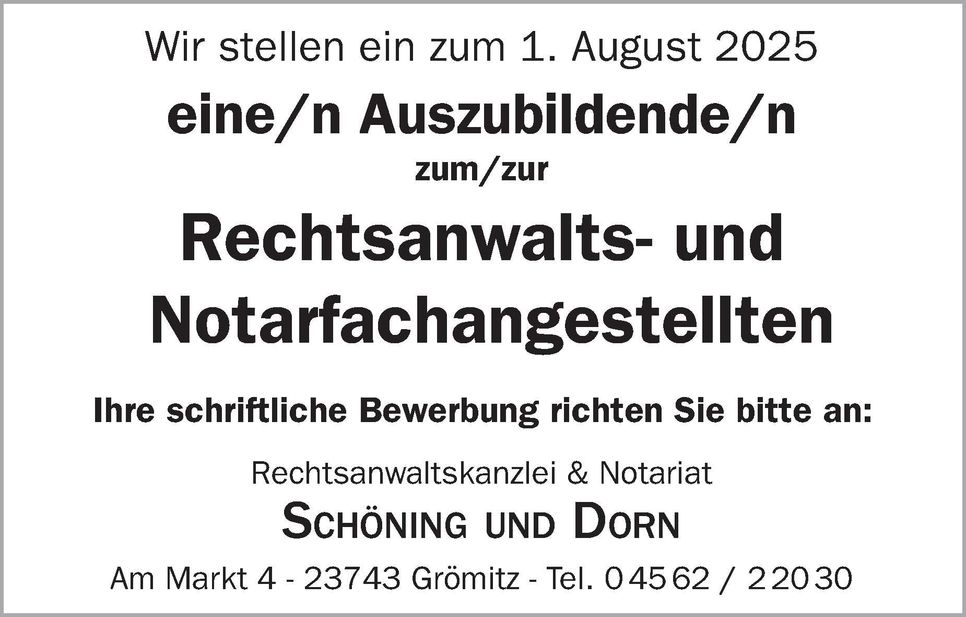 Ausbildung