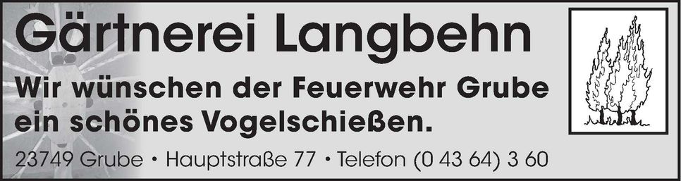 Vogelschießen FFW Grube