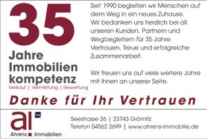 35 Jahre Ahrens Immobilien