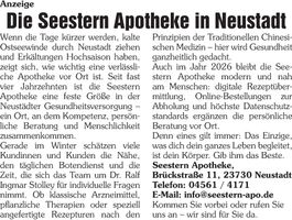 Redaktionsanzeige / Gesundheit