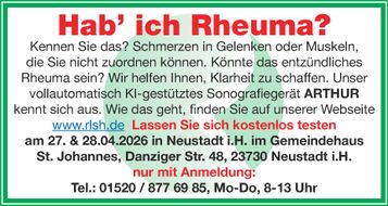 Hab` ich Rheuma? 27. + 28.4.2026
