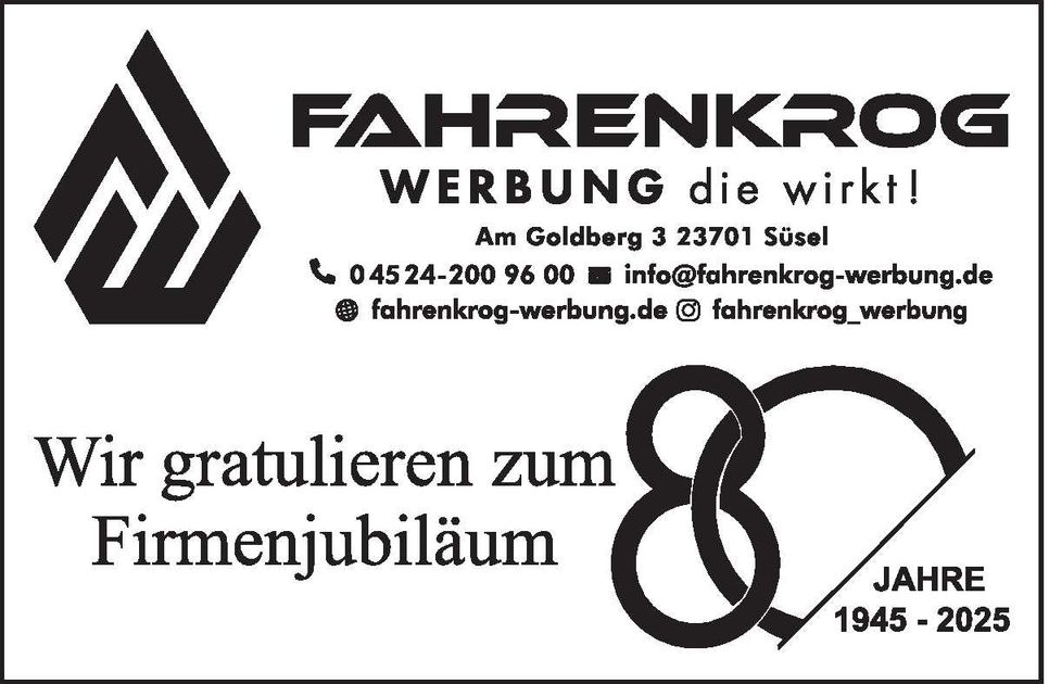 Jubiläum Tischlerei Wulf GmbH