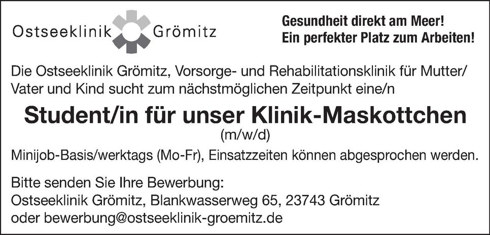 Studenten für Klinikmaskottchen