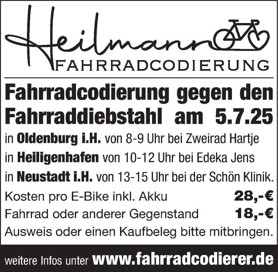 Fahrradcodierung Fahrraddiebstahl