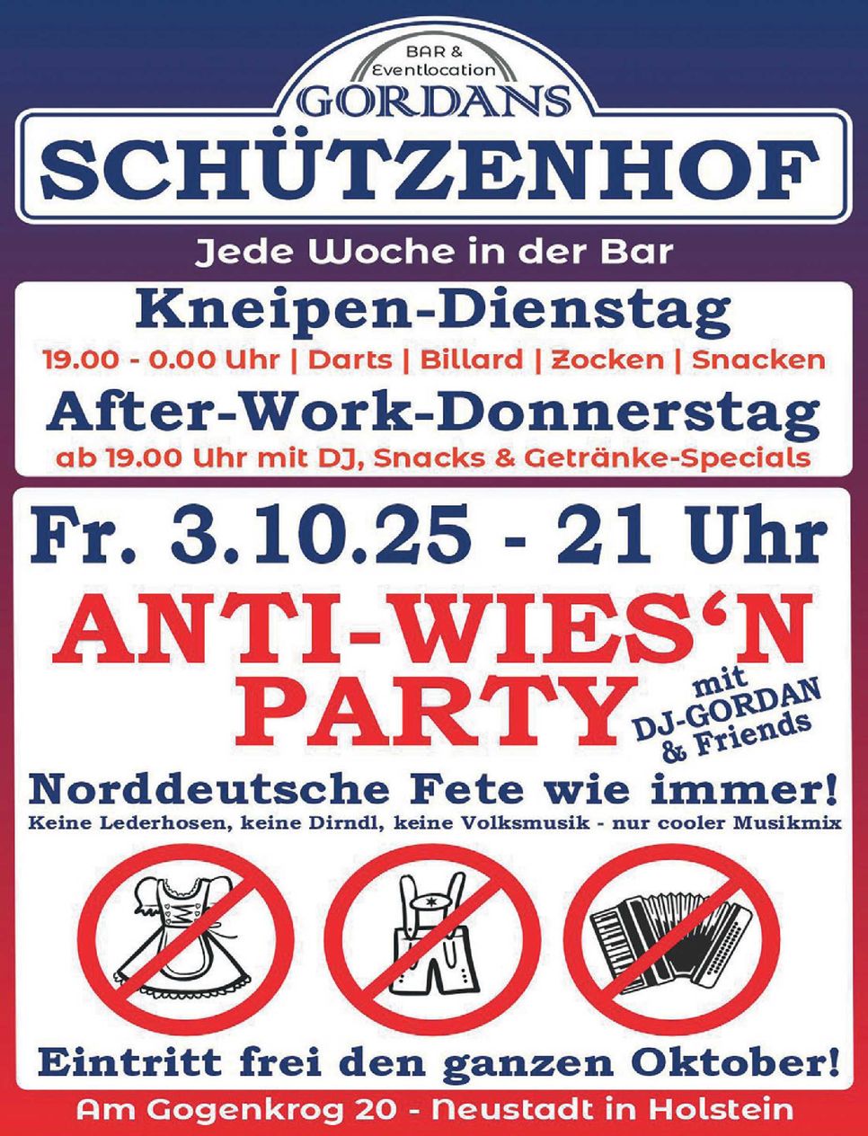 Anti-Wies´n Party 03.10.2025